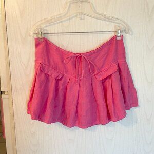 Juicy Couture Vintage Linen Miniskirt Size Small